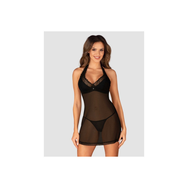 Medilla nuisette et string - Noire